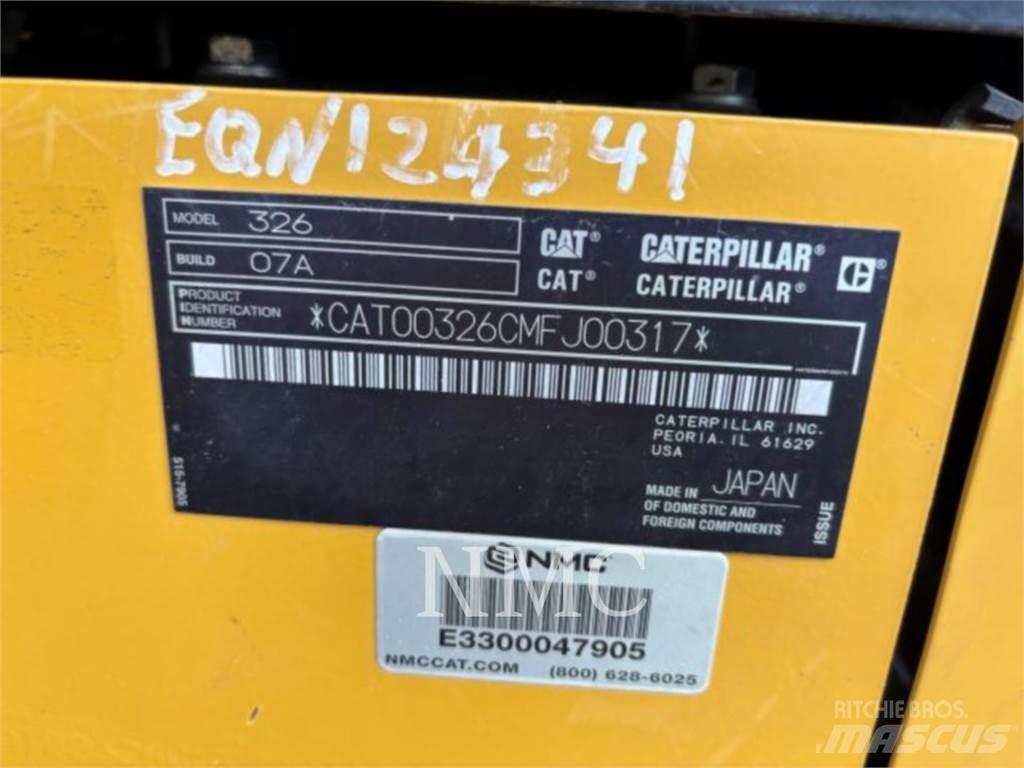 CAT 326-07 Excavadoras de cadenas
