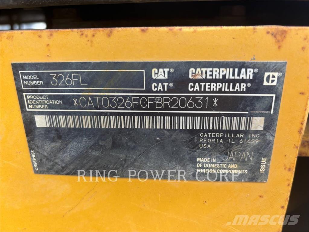 CAT 326FL Excavadoras de cadenas
