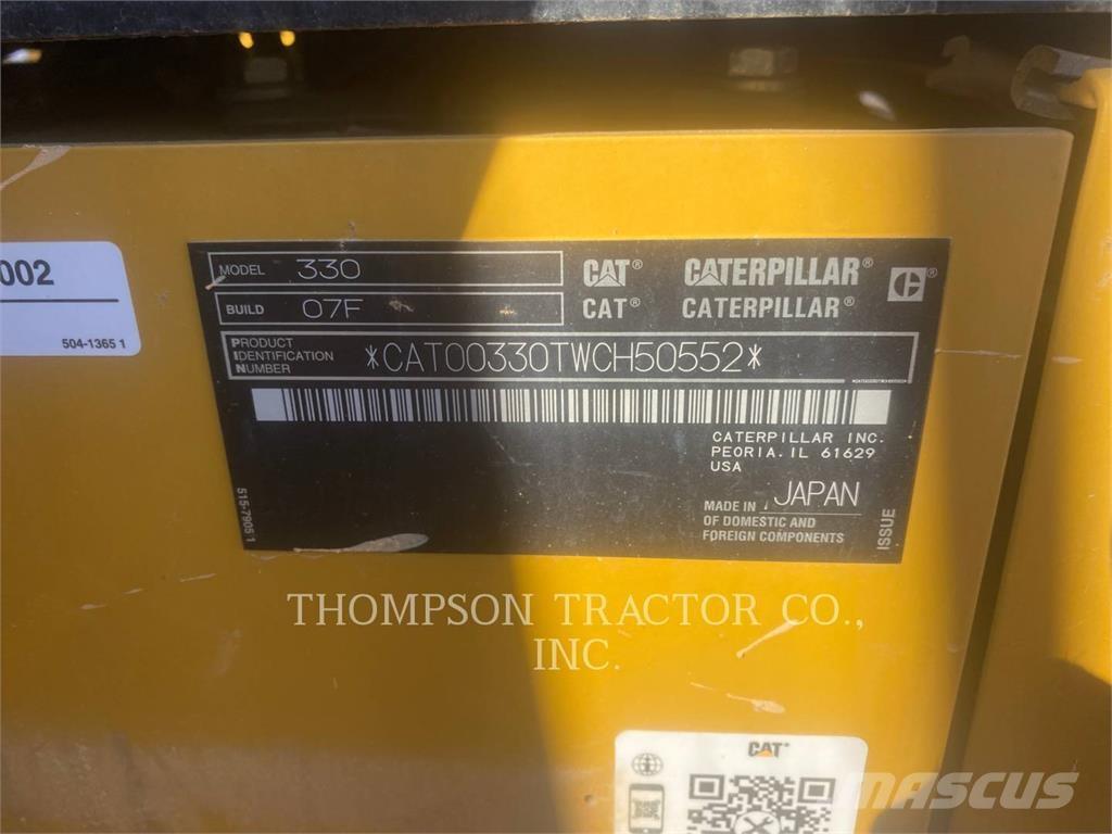 CAT 330 Excavadoras de cadenas