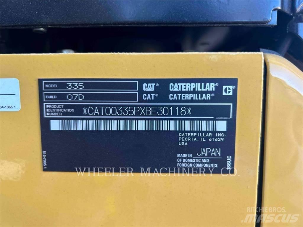 CAT 335 CF Excavadoras de cadenas