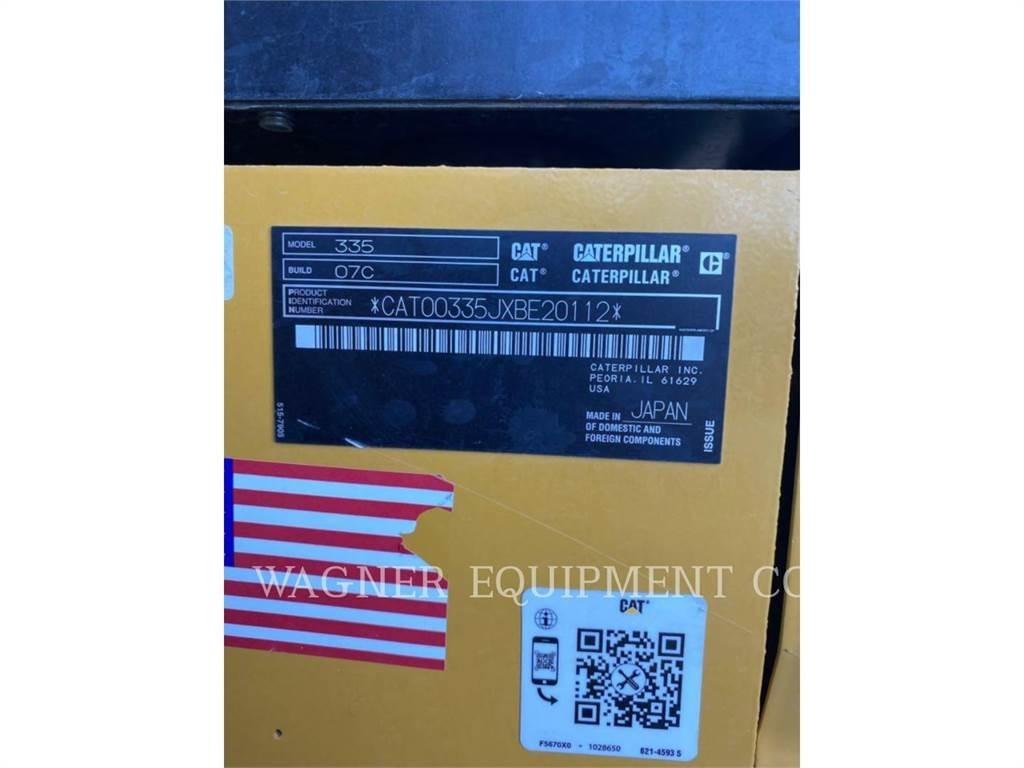 CAT 335 THB Excavadoras de cadenas