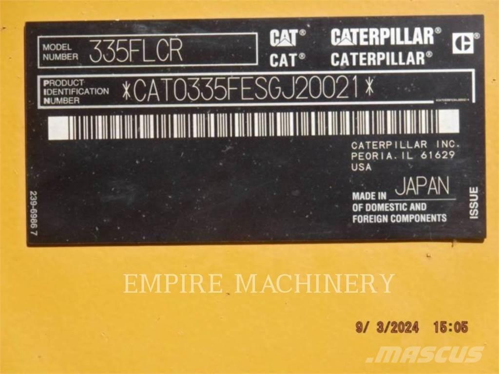 CAT 335FL P Excavadoras de cadenas