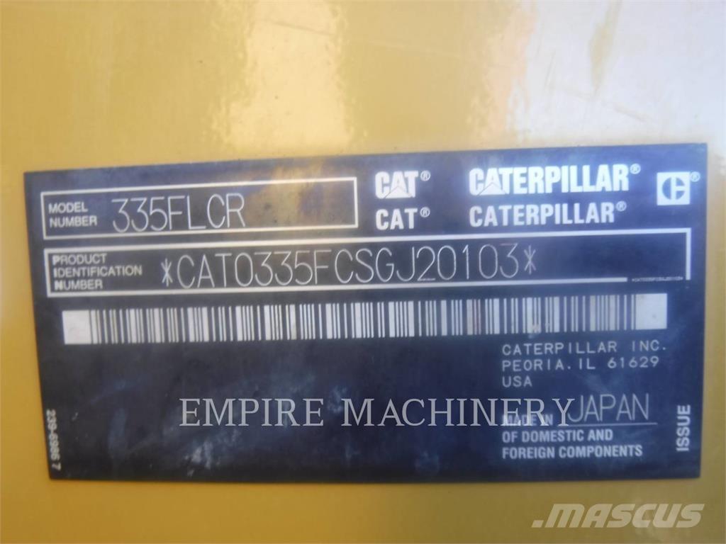 CAT 335FLCR Excavadoras de cadenas