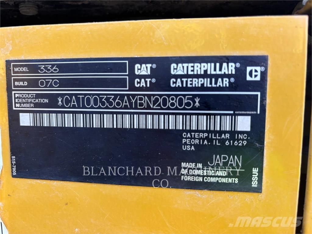 CAT 336 Excavadoras de cadenas