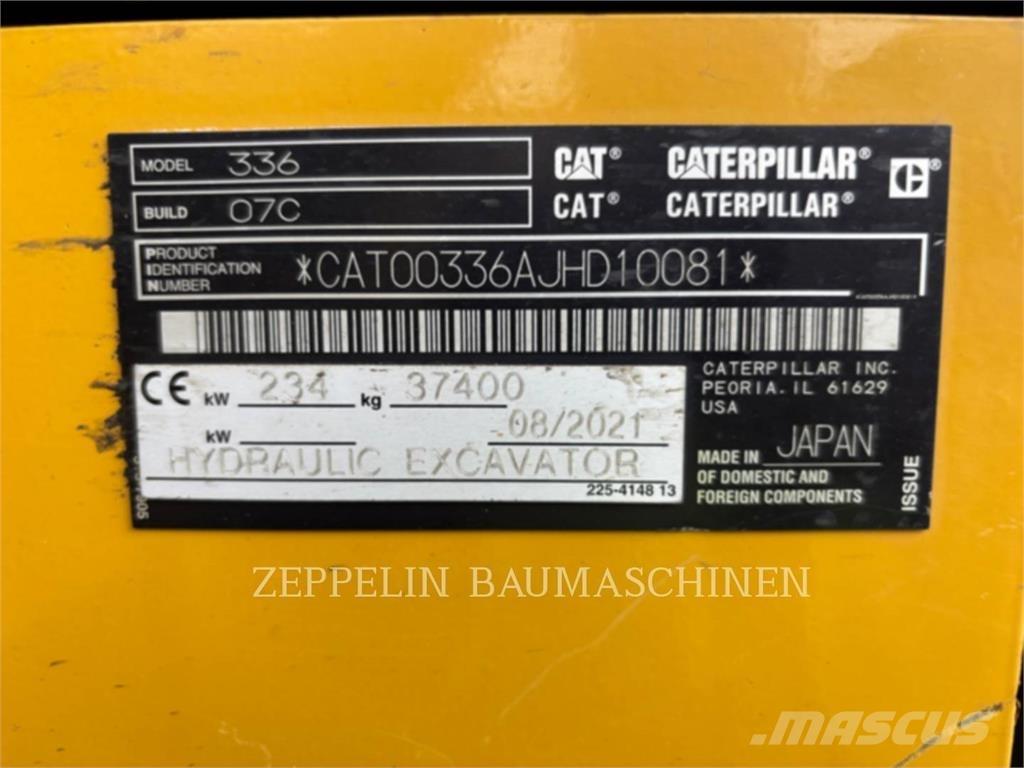 CAT 336-07C Excavadoras de cadenas