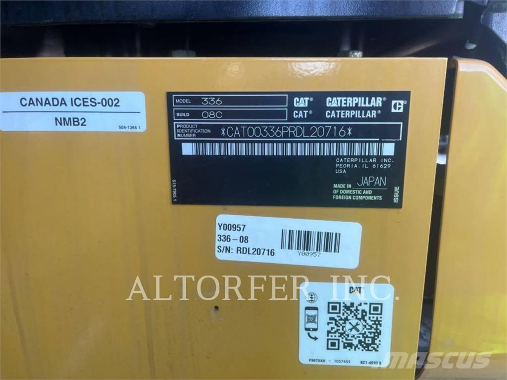 CAT 336-08 Excavadoras de cadenas