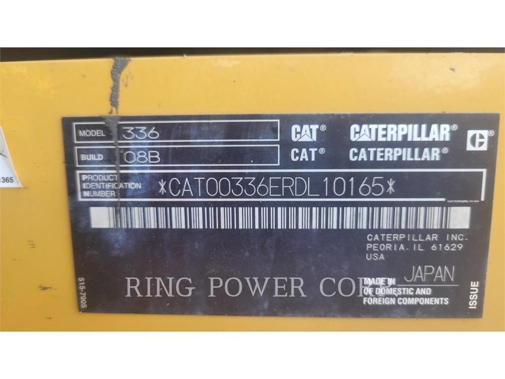 CAT 336-08 Excavadoras de cadenas