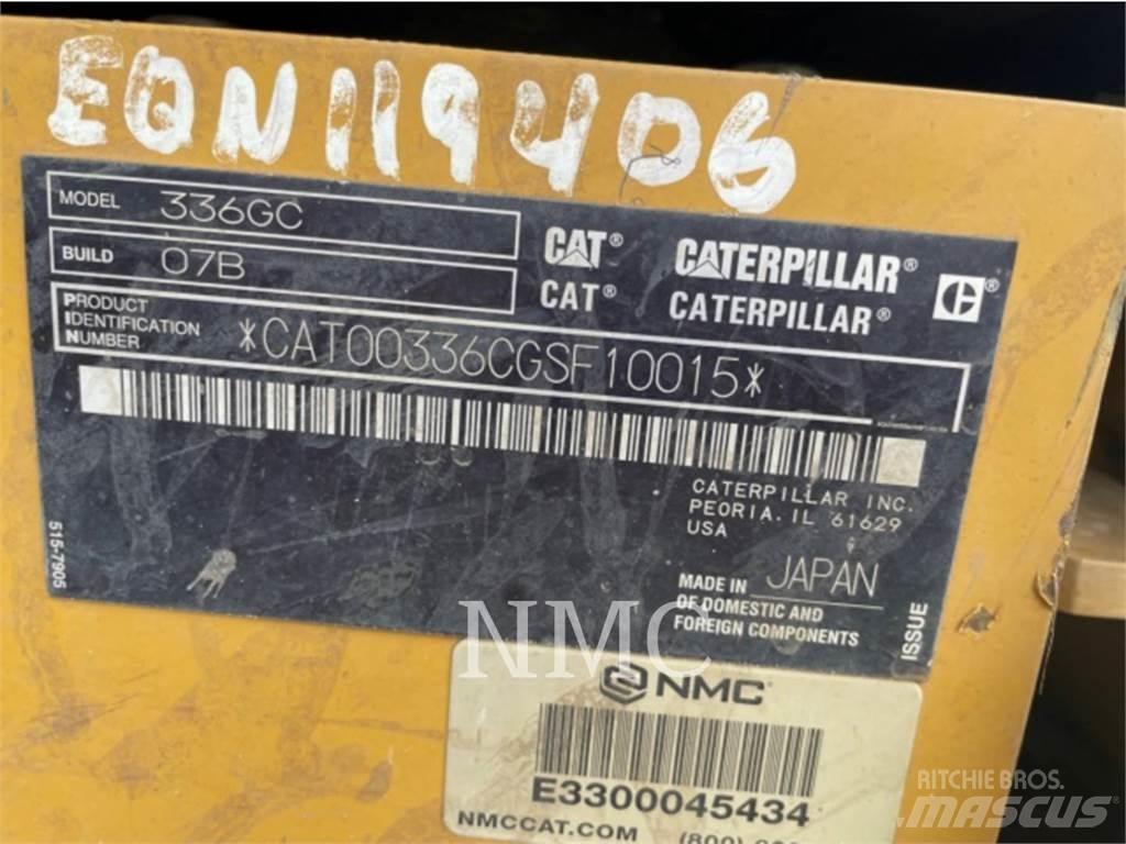 CAT 336 GC Excavadoras de cadenas