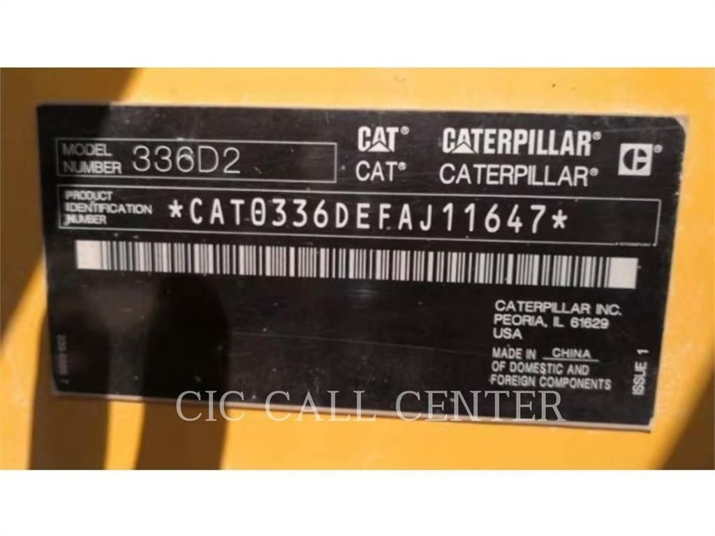 CAT 336D2 Excavadoras de cadenas