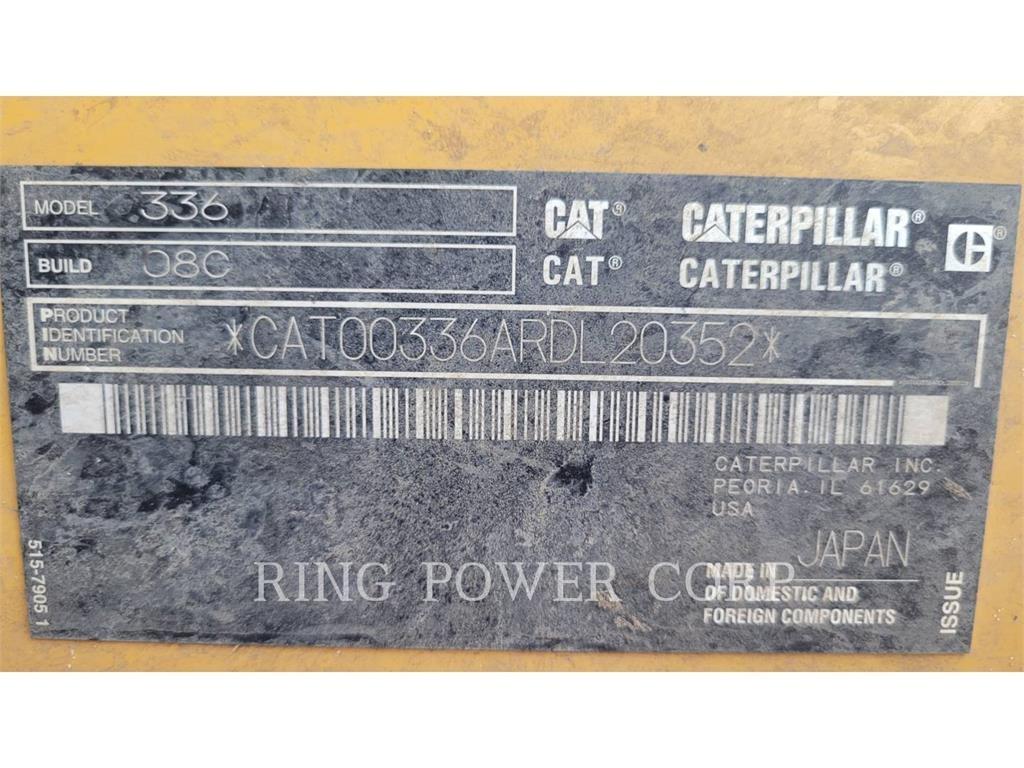 CAT 336HYDTHUM Excavadoras de cadenas