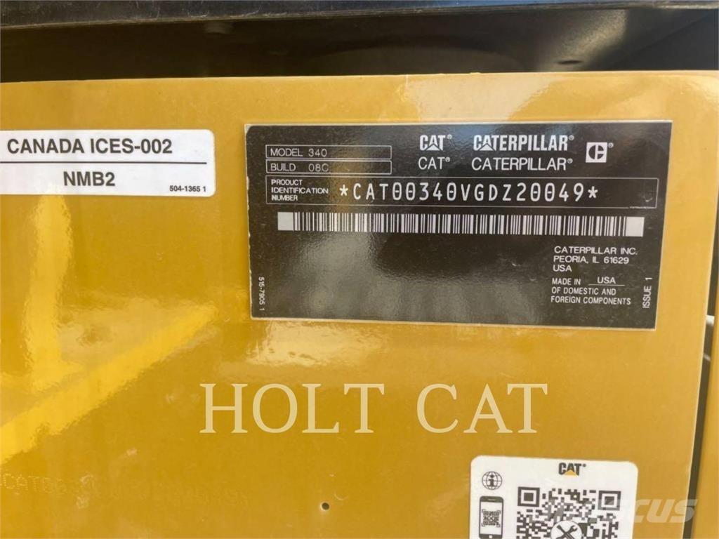 CAT 340 10 TC Excavadoras de cadenas