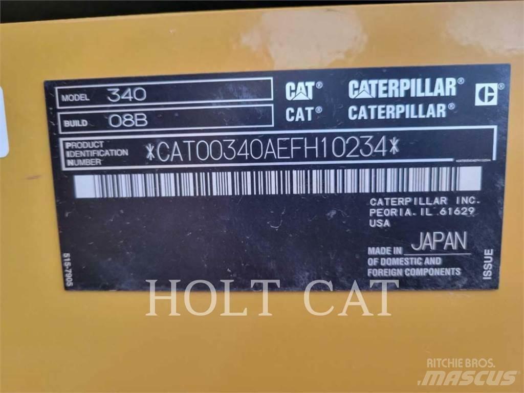 CAT 340 12 TC Excavadoras de cadenas