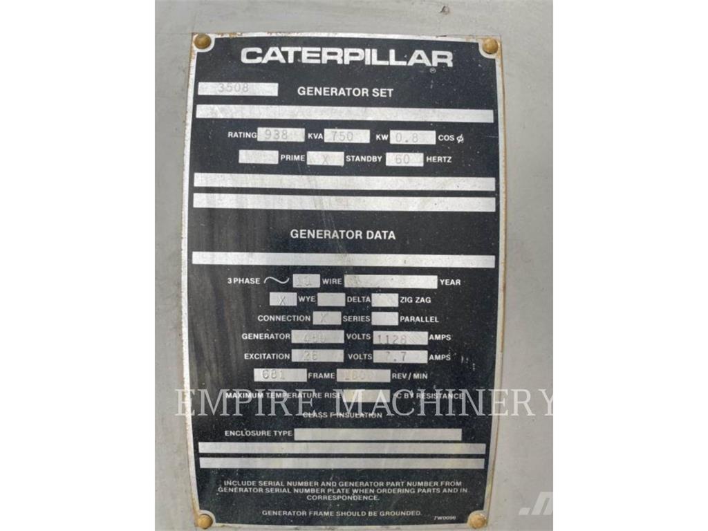 CAT 3508 Generadores diesel