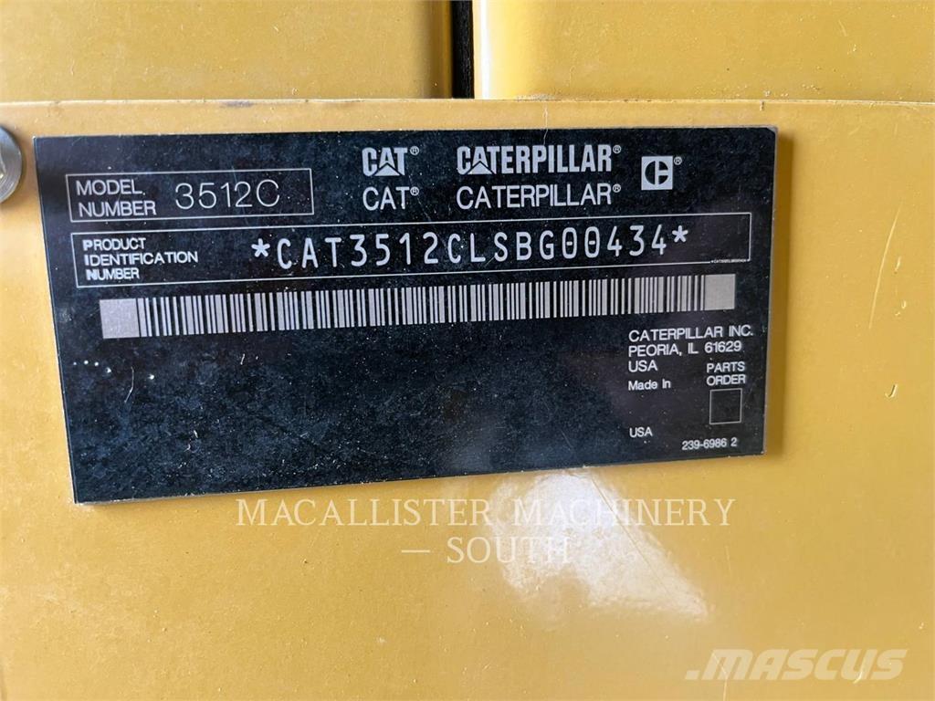 CAT 3512C Generadores diesel