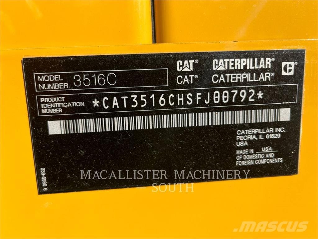CAT 3516C Generadores diesel
