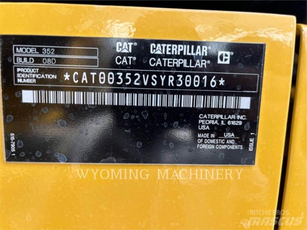 CAT 352 Excavadoras de cadenas