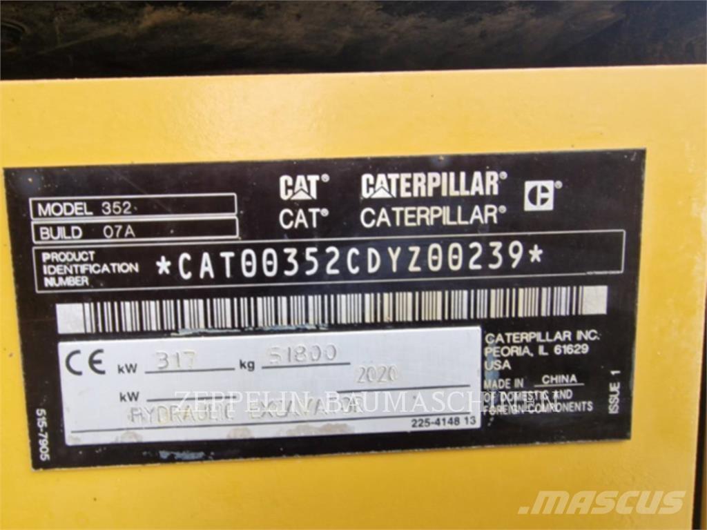 CAT 352-07A Excavadoras de cadenas