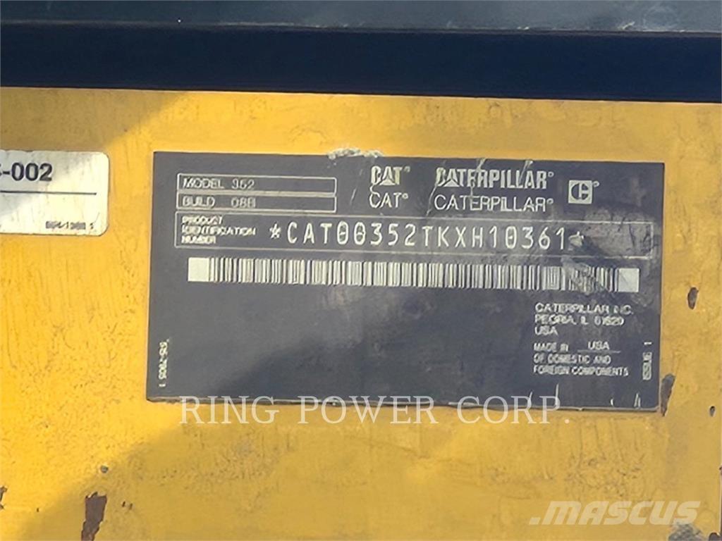 CAT 352-08 Excavadoras de cadenas