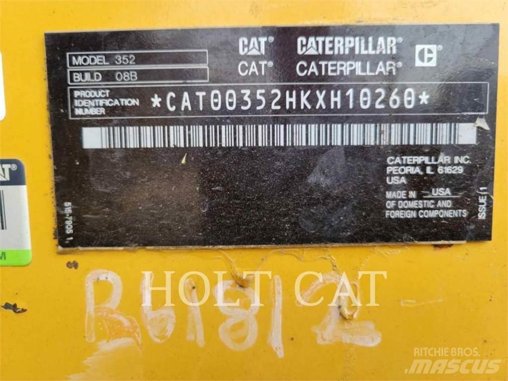 CAT 352 12 TC Excavadoras de cadenas