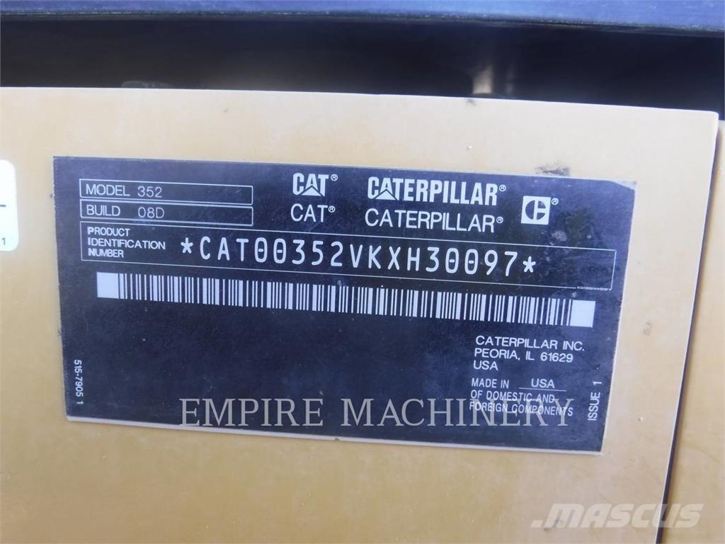 CAT 35208FG Excavadoras de cadenas