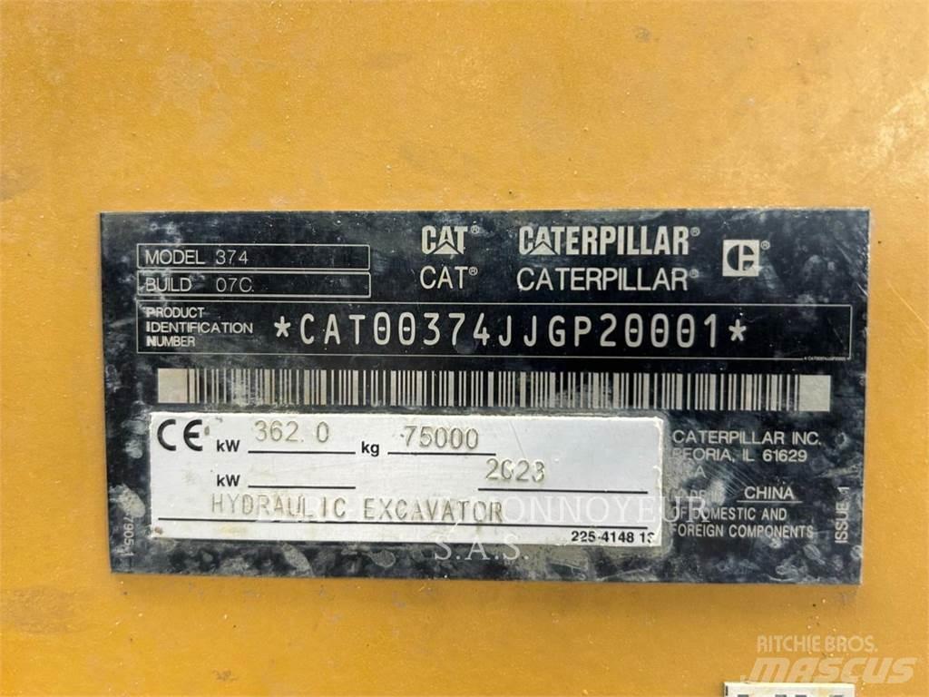 CAT 374 Excavadoras de cadenas