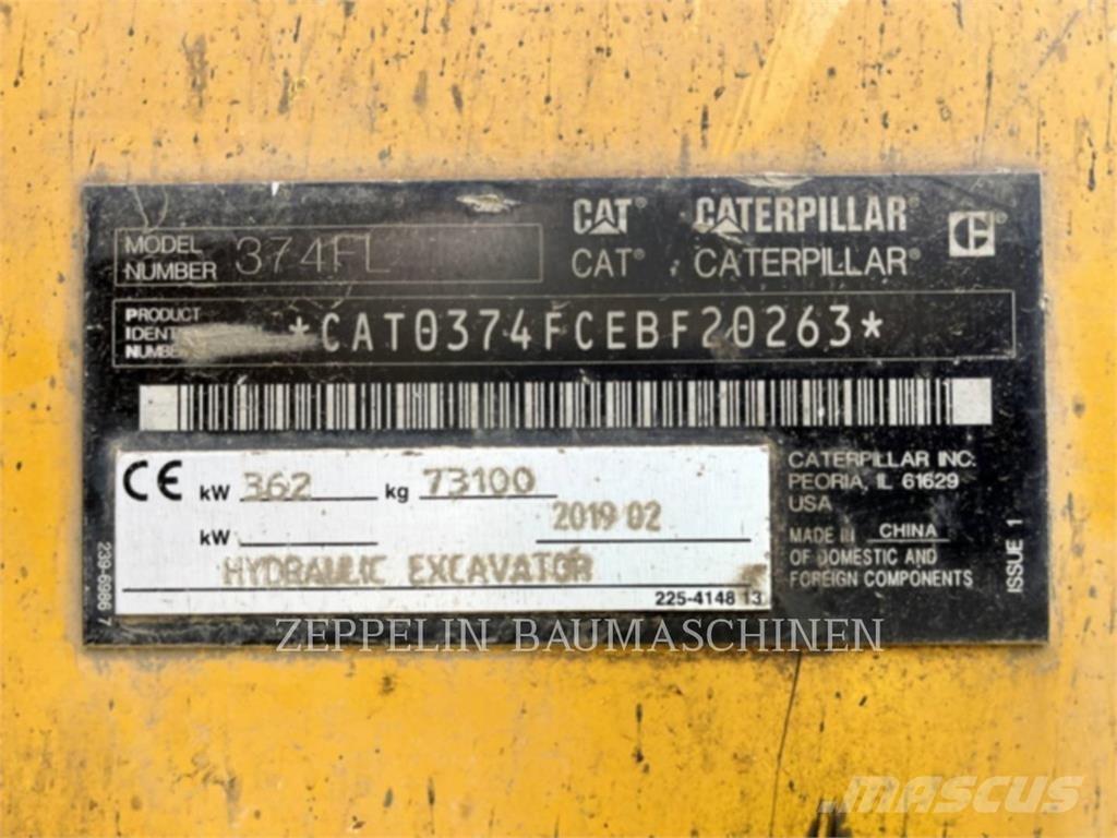CAT 374FL Excavadoras de cadenas
