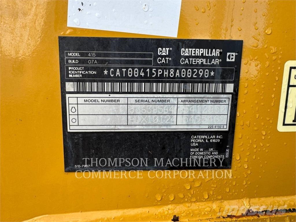 CAT 415 Retrocargadoras
