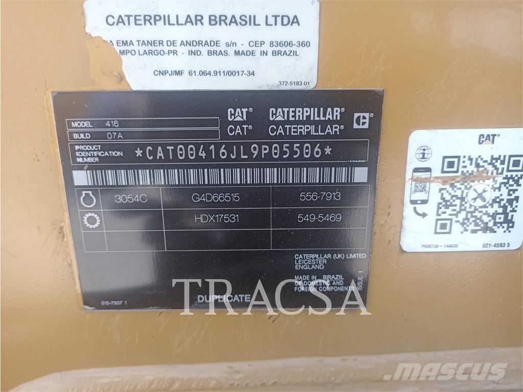 CAT 416 Retrocargadoras
