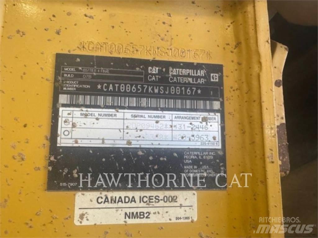 CAT 657 Raspadores