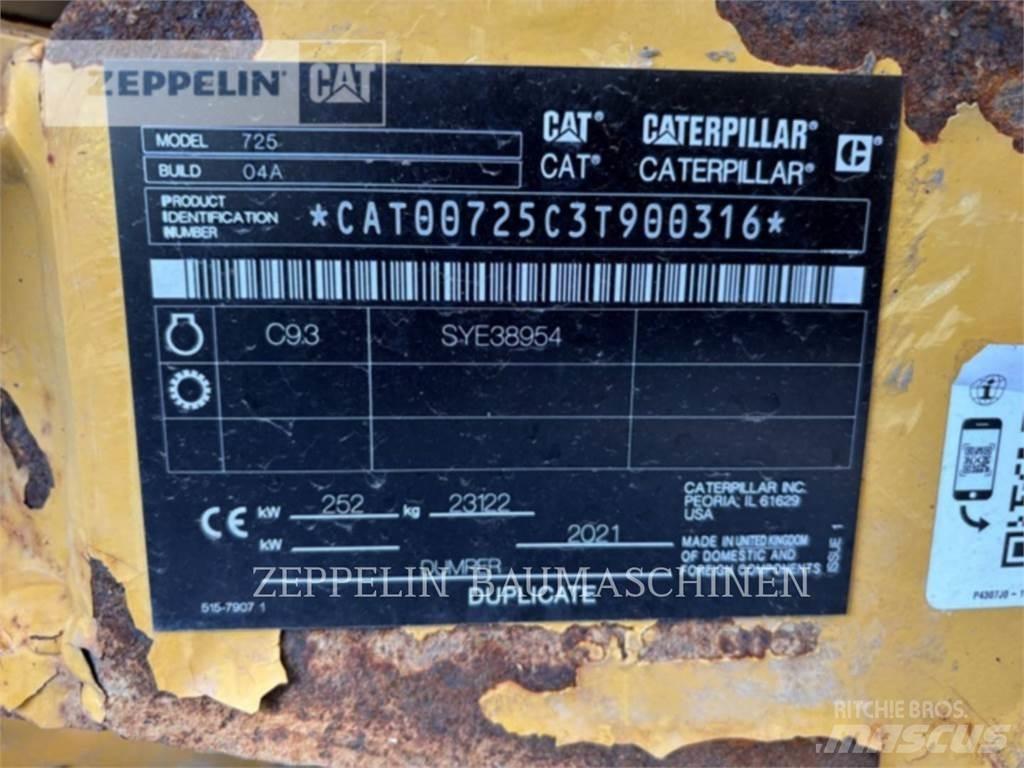CAT 725-04A Dúmpers articulados