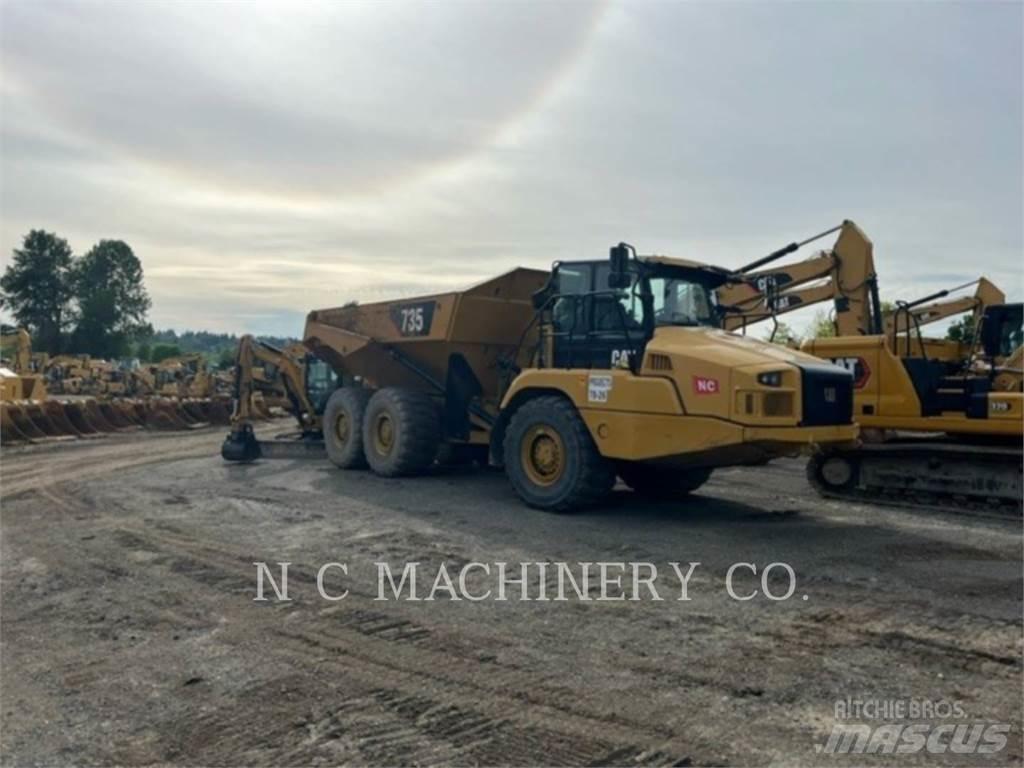 CAT 735 Camiones bañeras basculantes o volquetes