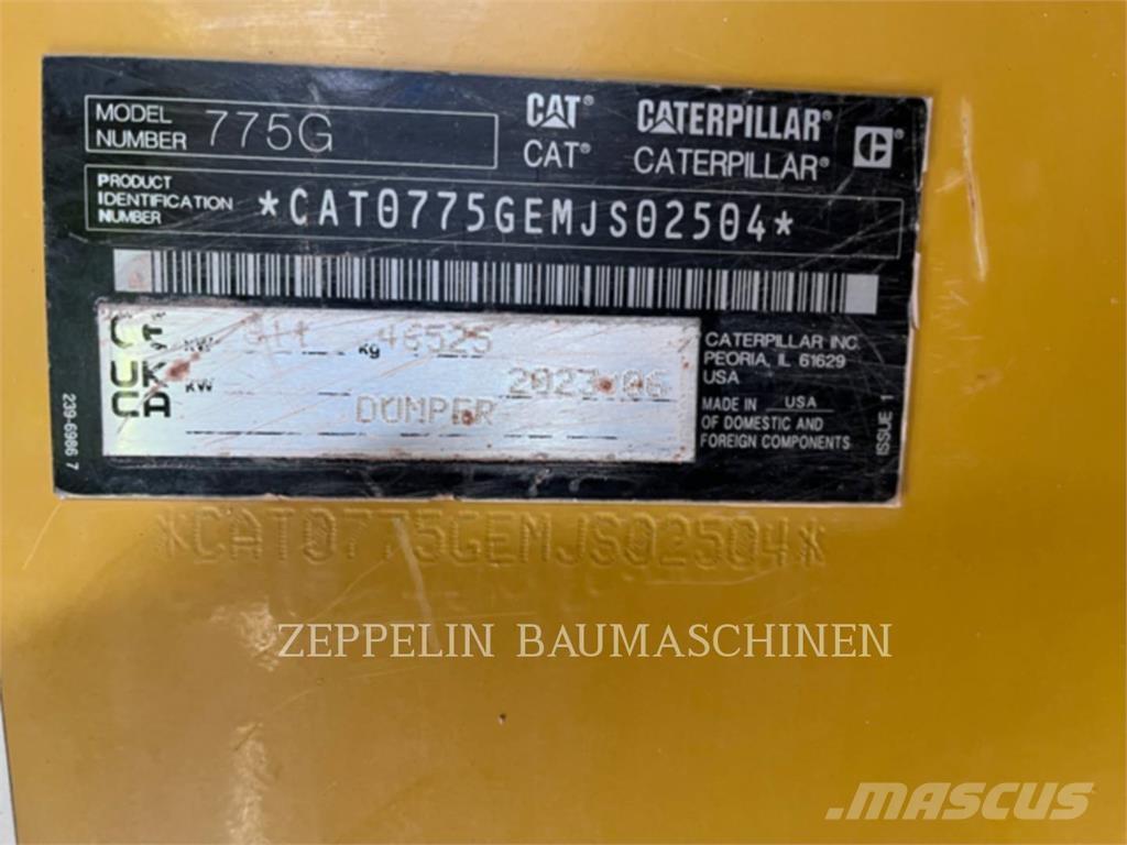 CAT 775G Dúmpers articulados