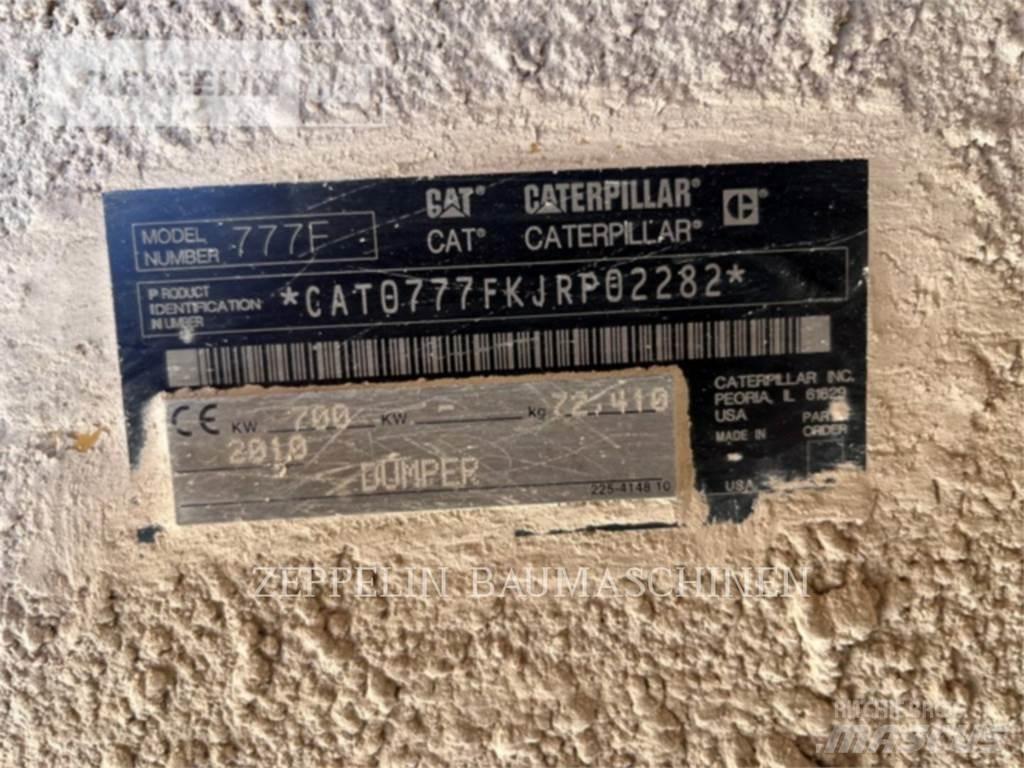 CAT 777F Dúmpers articulados