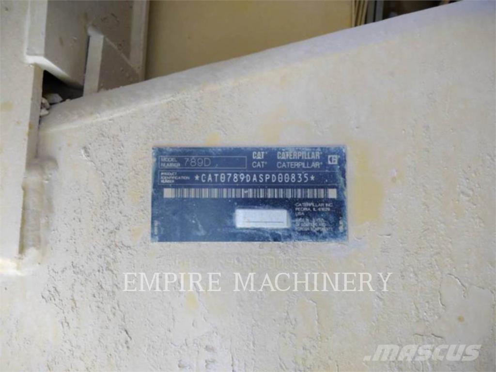 CAT 789D Dúmpers articulados