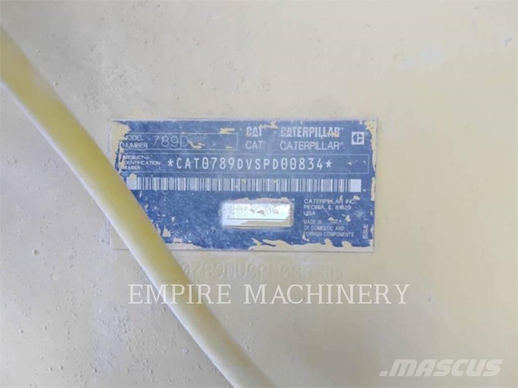 CAT 789D Dúmpers articulados