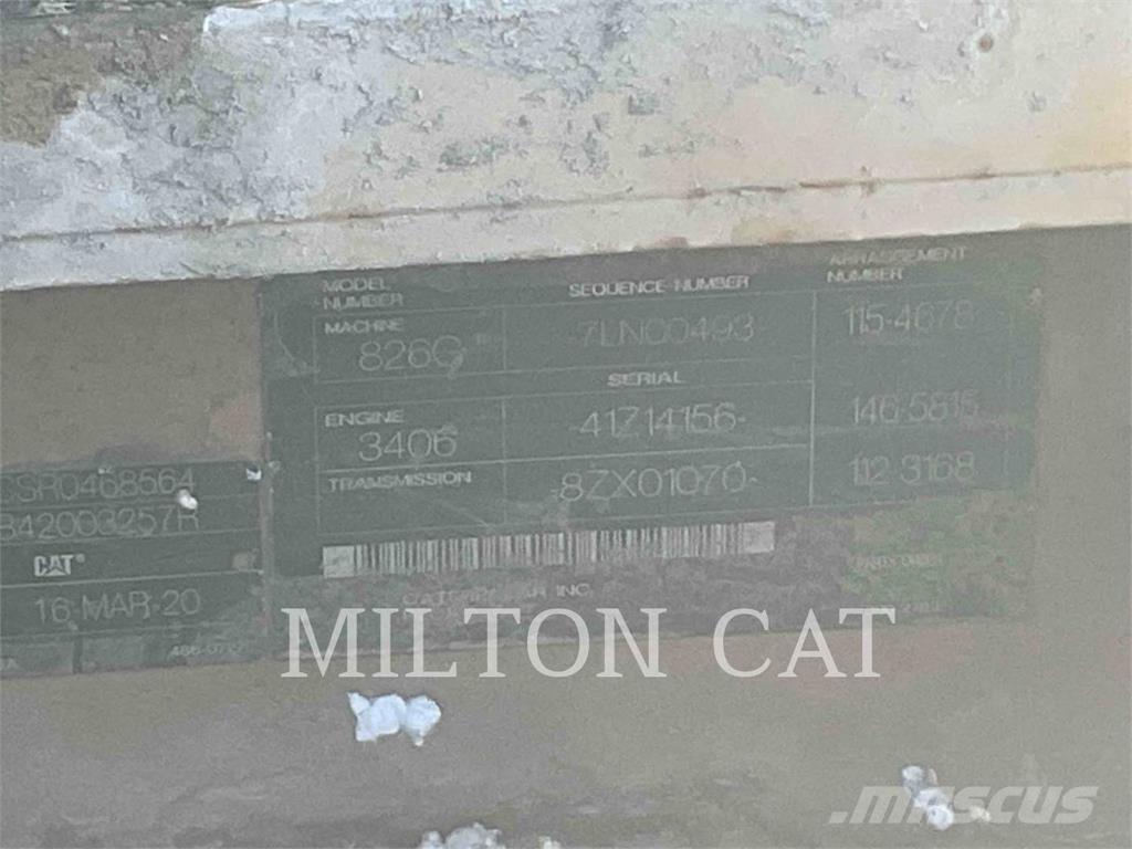 CAT 826G Compactadores de suelo