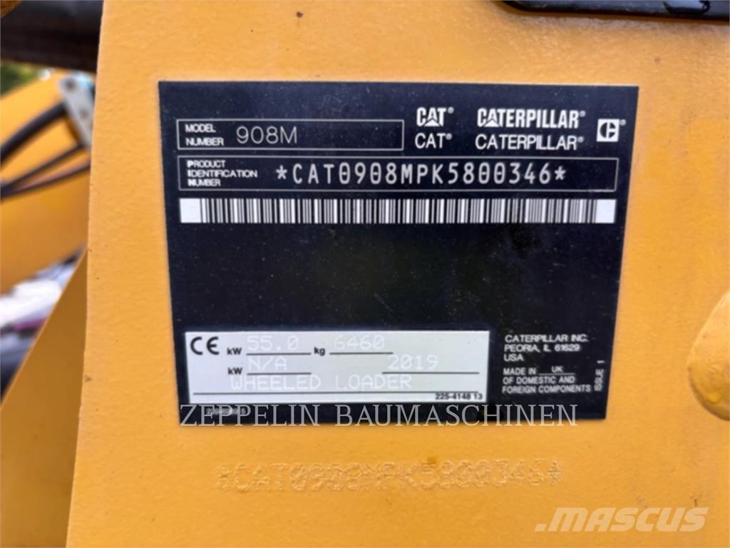CAT 908M Cargadoras sobre ruedas