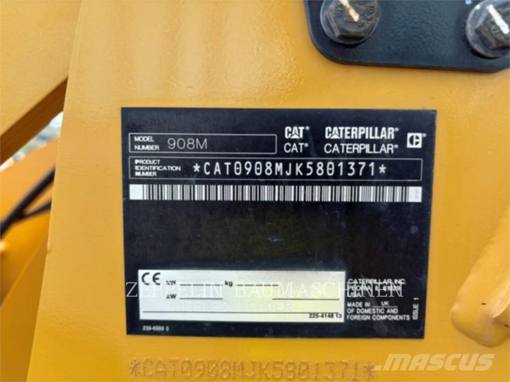 CAT 908M Cargadoras sobre ruedas