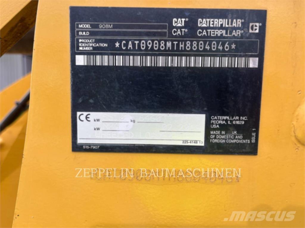 CAT 908M Cargadoras sobre ruedas