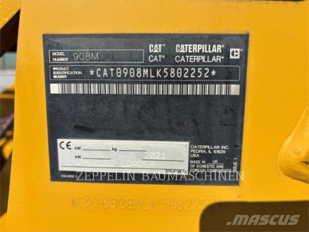 CAT 908M Cargadoras sobre ruedas