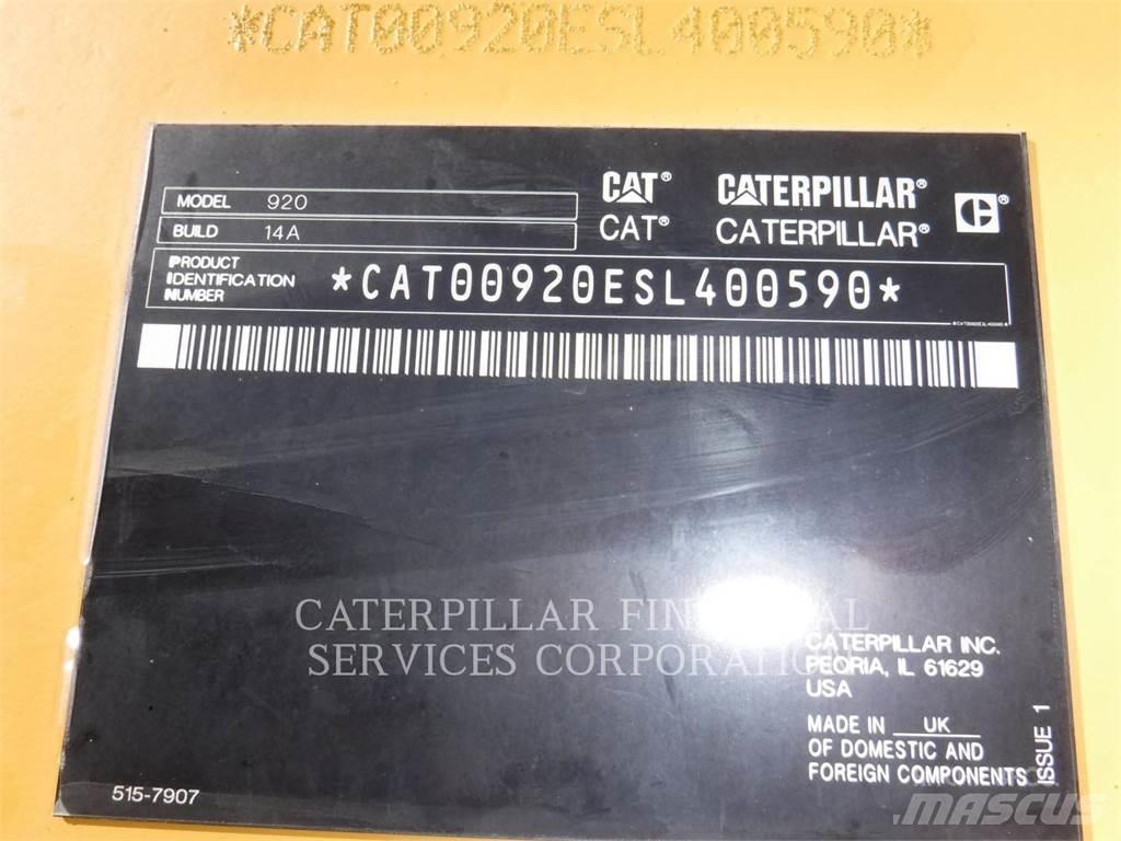 CAT 920-14 Cargadoras sobre ruedas