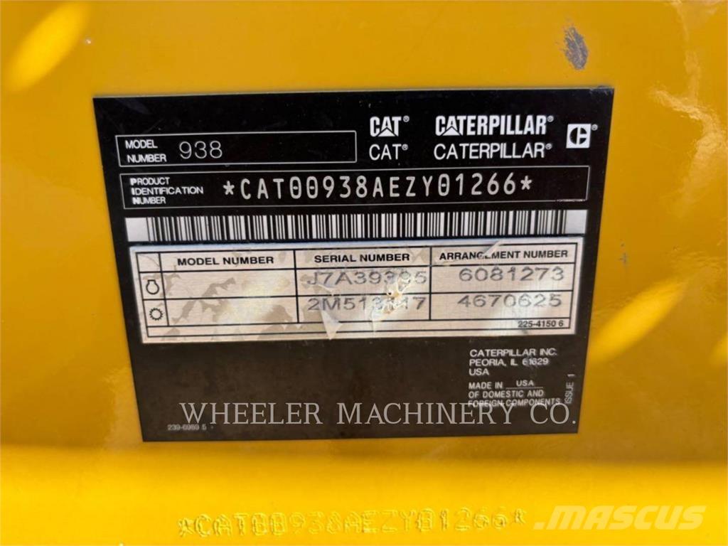 CAT 938 QC Cargadoras sobre ruedas