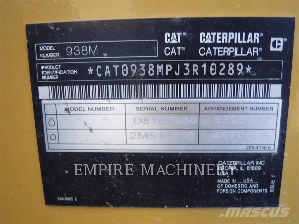 CAT 938M Cargadoras sobre ruedas