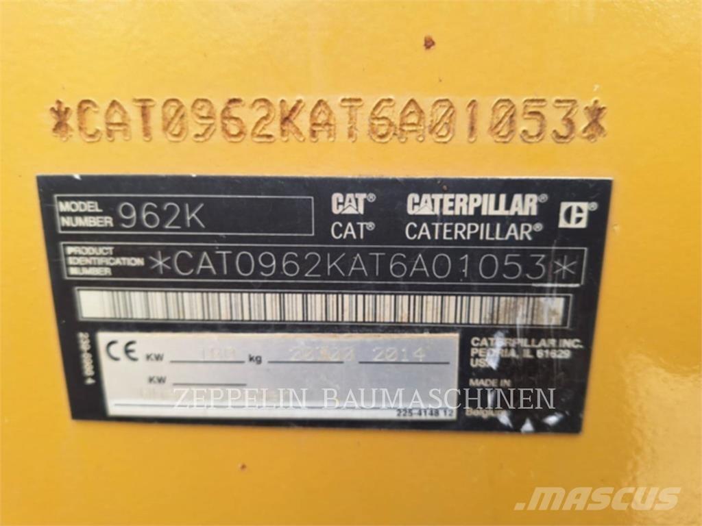 CAT 962K Cargadoras sobre ruedas