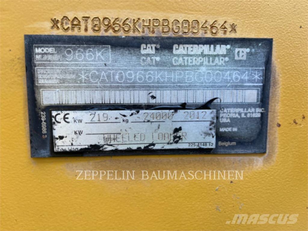 CAT 966K Cargadoras sobre ruedas