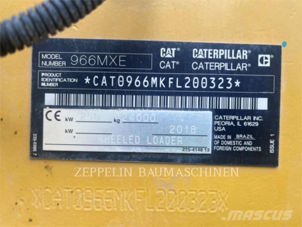 CAT 966MXE Cargadoras sobre ruedas