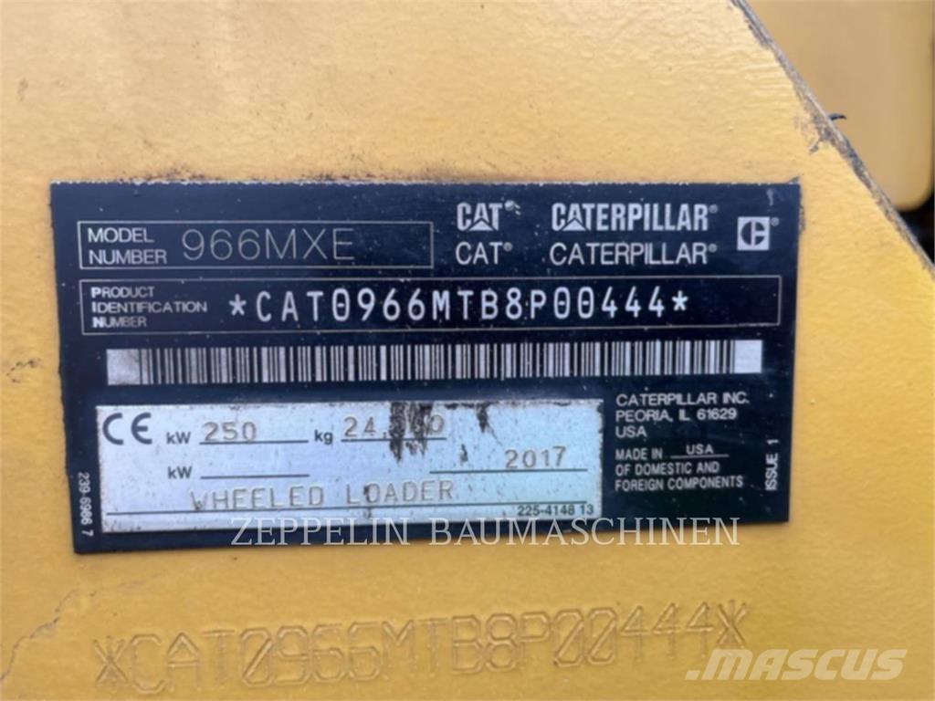 CAT 966MXE Cargadoras sobre ruedas