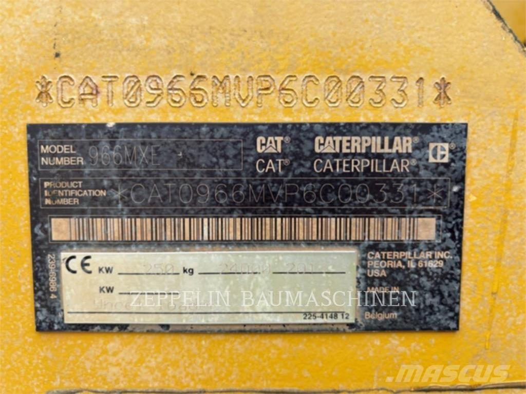 CAT 966MXE Cargadoras sobre ruedas