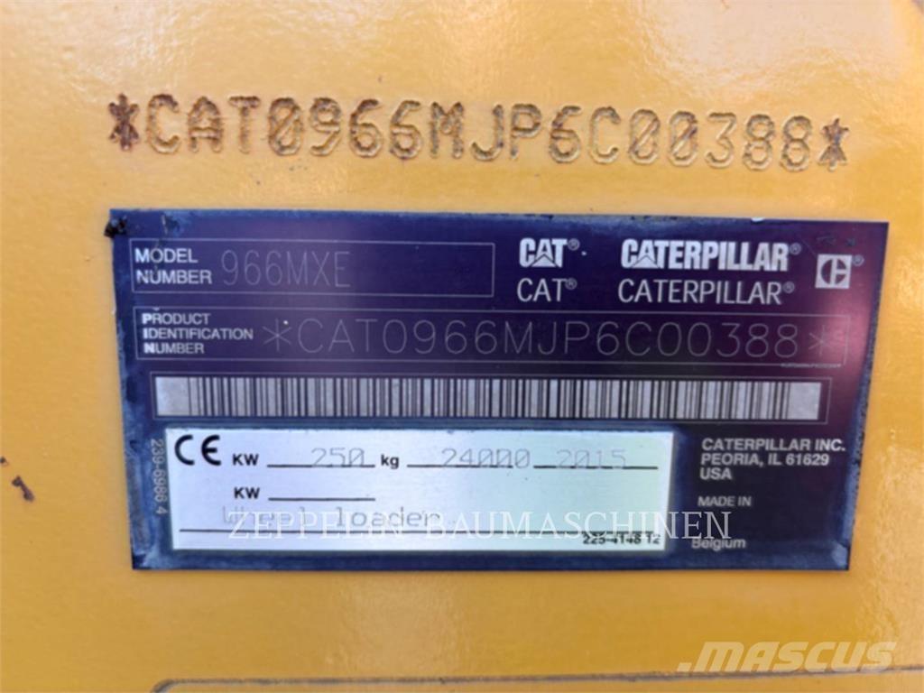 CAT 966MXE Cargadoras sobre ruedas