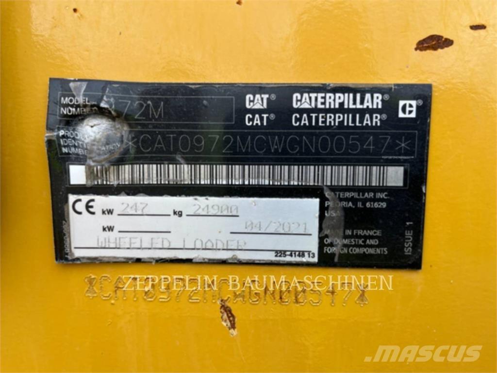 CAT 972M Cargadoras sobre ruedas